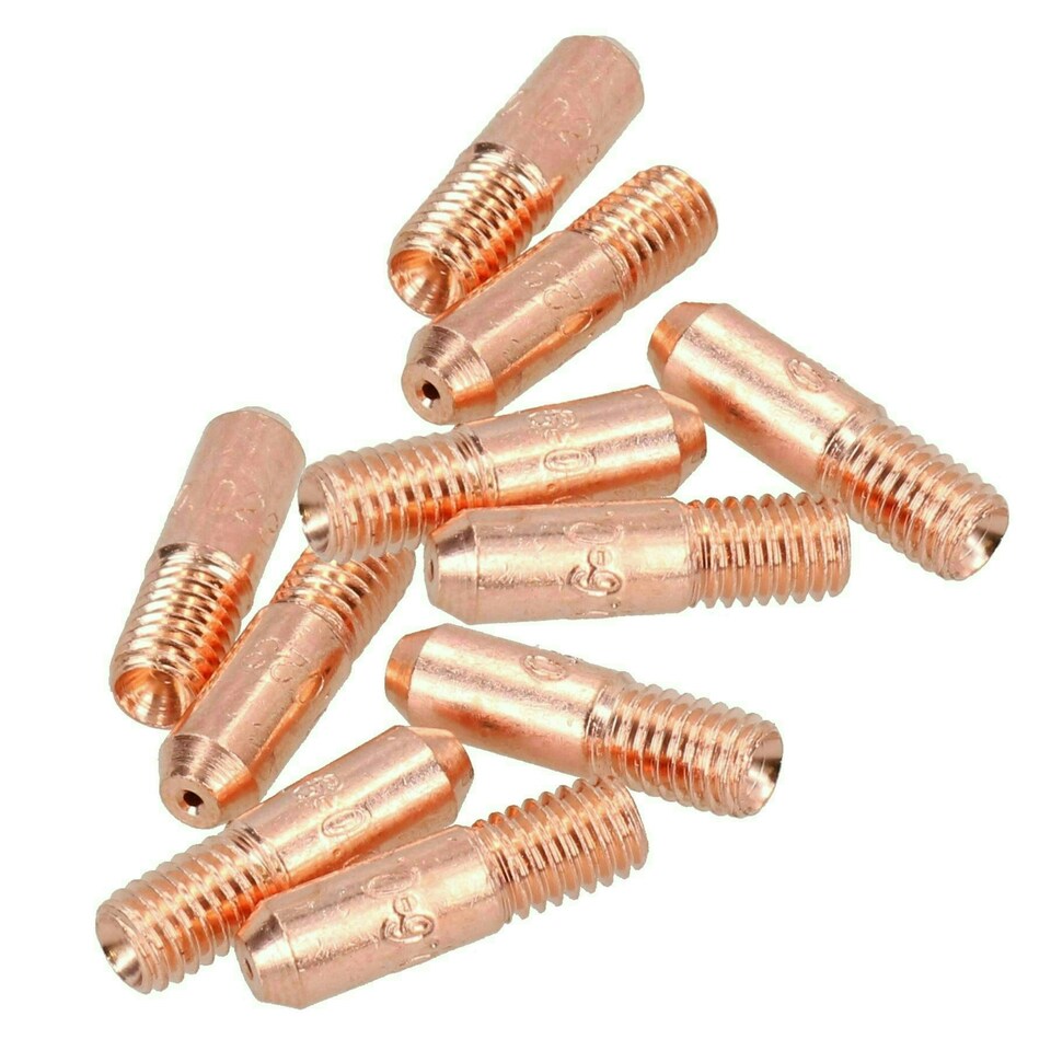image 1 of 0.6mm Mini Contact Tips 10pk Hobby Welding Torch Welder MIG Gas M5 Thread