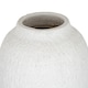 image 4 of Ashen Large Tall Vase - Ceramic - L24 x W24 x H35 cm - White