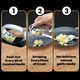 image 2 of Gourmet Easy Professional Garlic Rocker - Silver