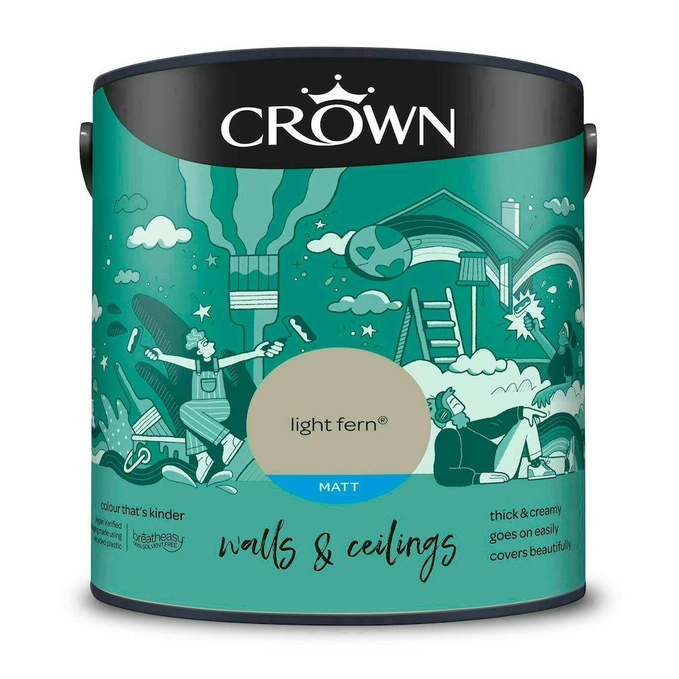 image 1 of Crown Matt Emulsion Light Fern 5L