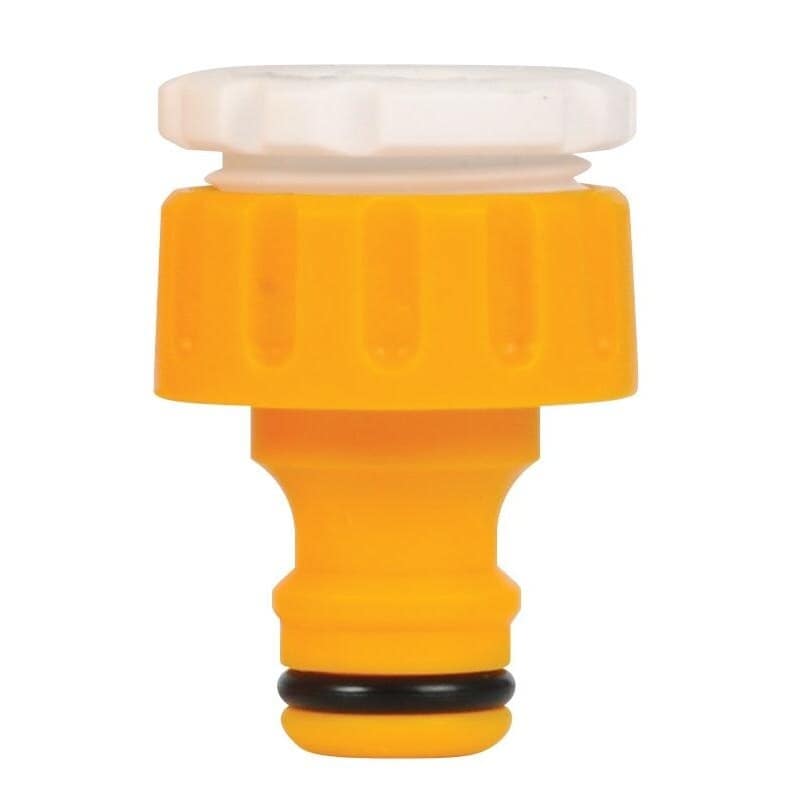 Hozelock Threaded Tap Connector - Yellow/White/Black - One Size
