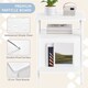 image 4 of Yaheetech Multipurpose Wooden Side Table with Cat Bed | White | One Size