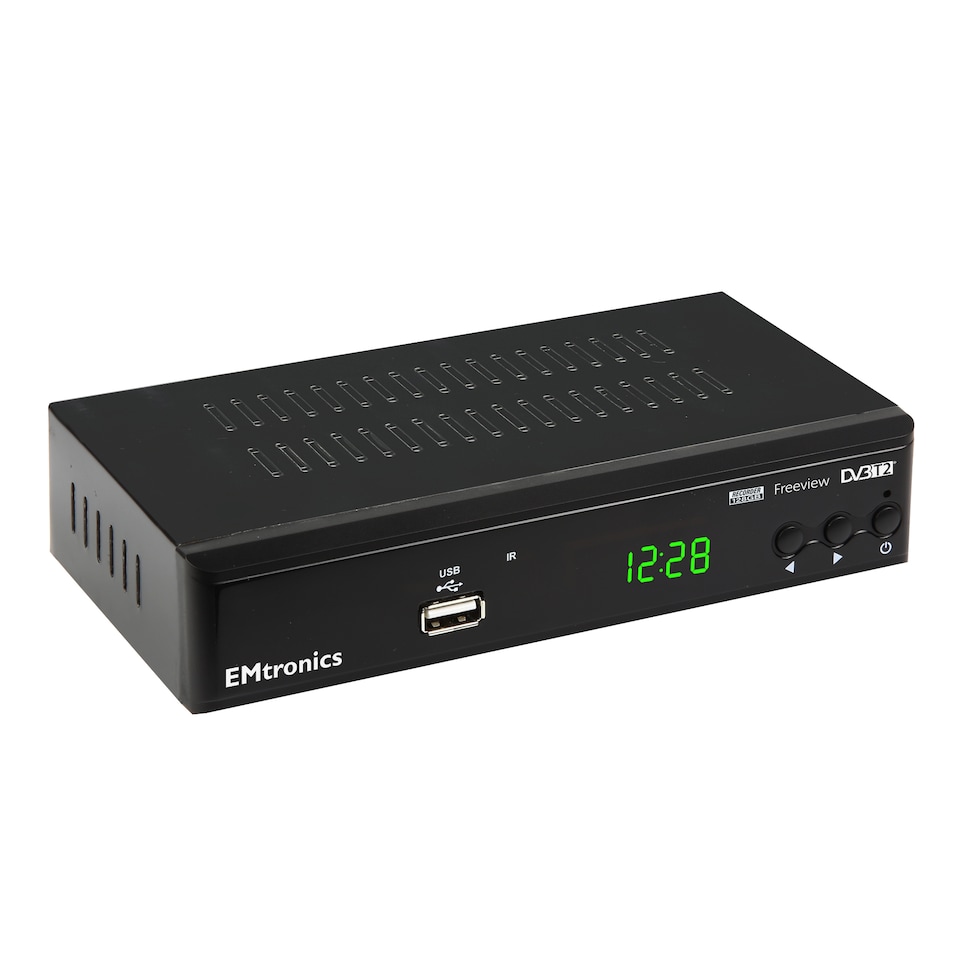 image 1 of EMtronics 128GB Freeview Box Set-Top Digibox Recorder - Black