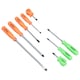 image 1 of Screwdriver set PZ (Pozi) / flat head 8pc mechanics high vis handles TE636
