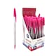 image 1 of Box of 50 Pink Ballpoint Pens Smooth Glide by Janrax