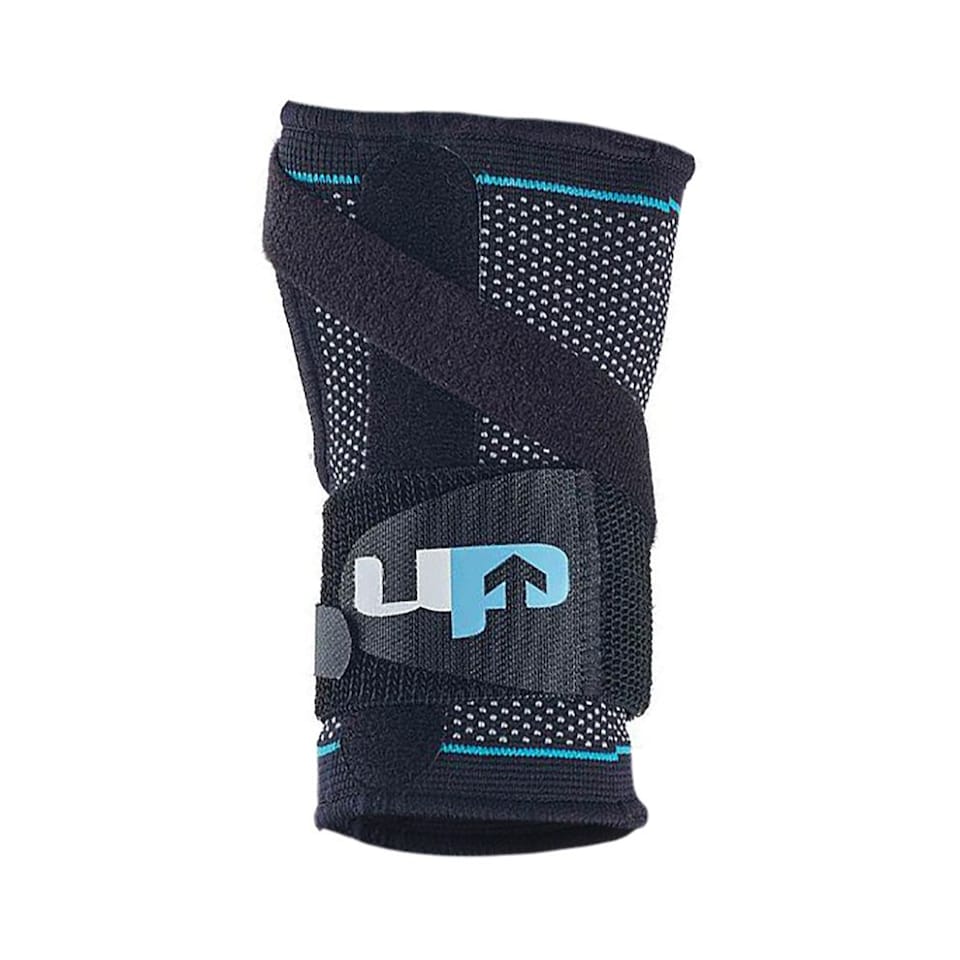 image 1 of Ultimate Performance Compression Wrist Support | Black | Black/Blue | Not provided | 1