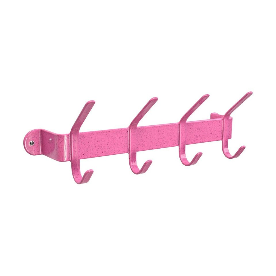 Stubbs Shelfie Plain Coat Hook - Pink - One Size