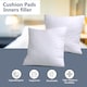 image 3 of Set of 2 18" Plain Cushion Pads Extra Deep Hollow Fibre Filled Pillow Inserts for Comfort