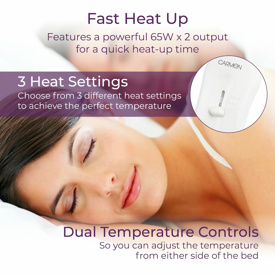 image 1 of Carmen King Fitted Electric Blanket