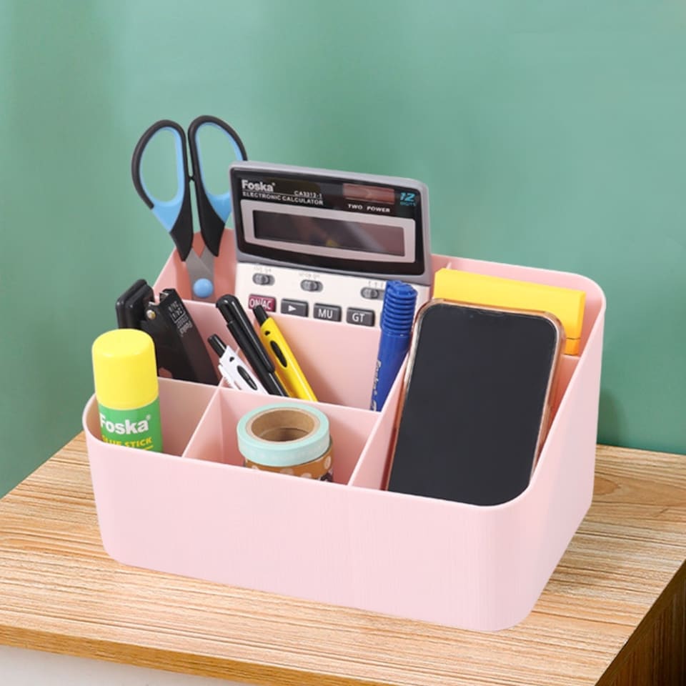 image 1 of Storage Box With 7 Compartments