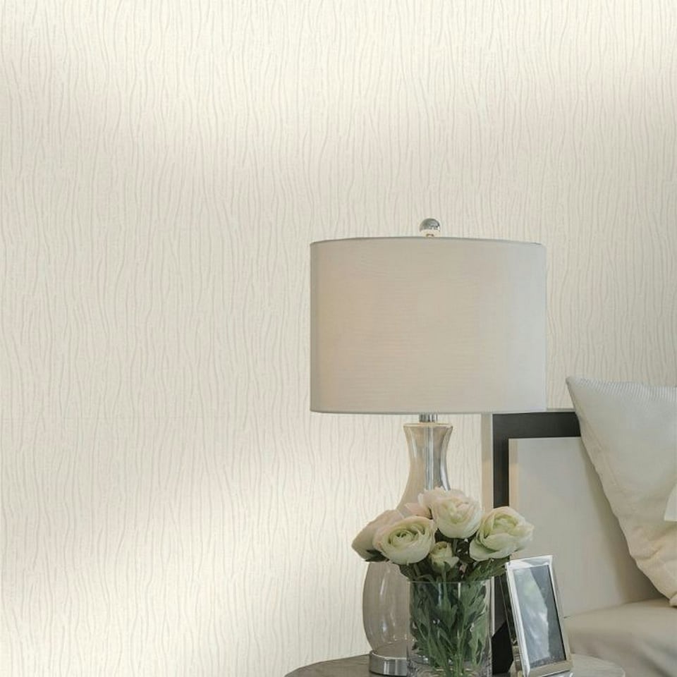 image 1 of Belgravia Tiffany Textured Wallpaper - Cream - 10m x 53cm | Cream