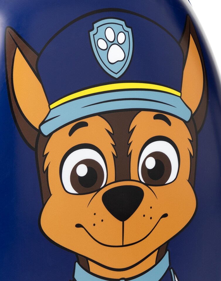 image 1 of Paw Patrol Chase Kids Suitcase | Navy Blue Cabin Bag For Boys | Carry On Trolley with Extendable Handle | Police Dog Cop Small Hard Cover Holiday Case | Fun Travel Merchandise Gift for Children