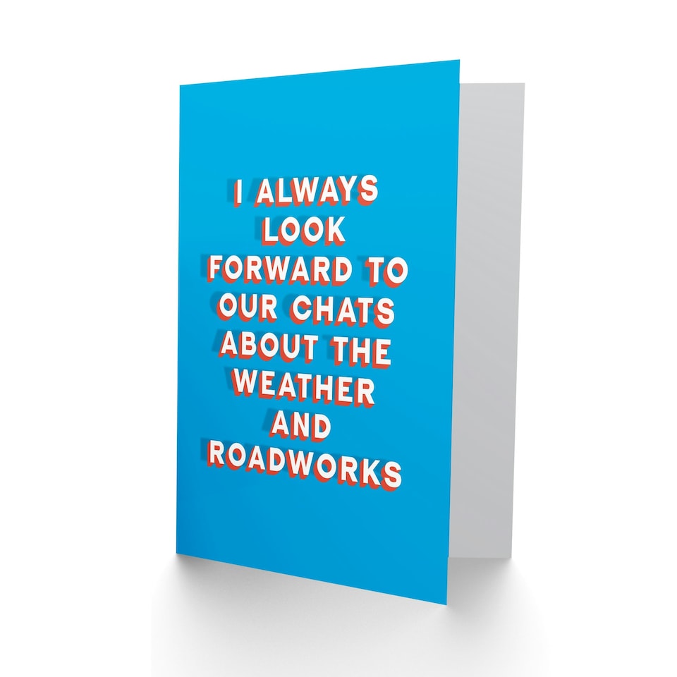 image 1 of Look Forward Our Chats Fun Funny Cheeky Fathers Day Dad Card