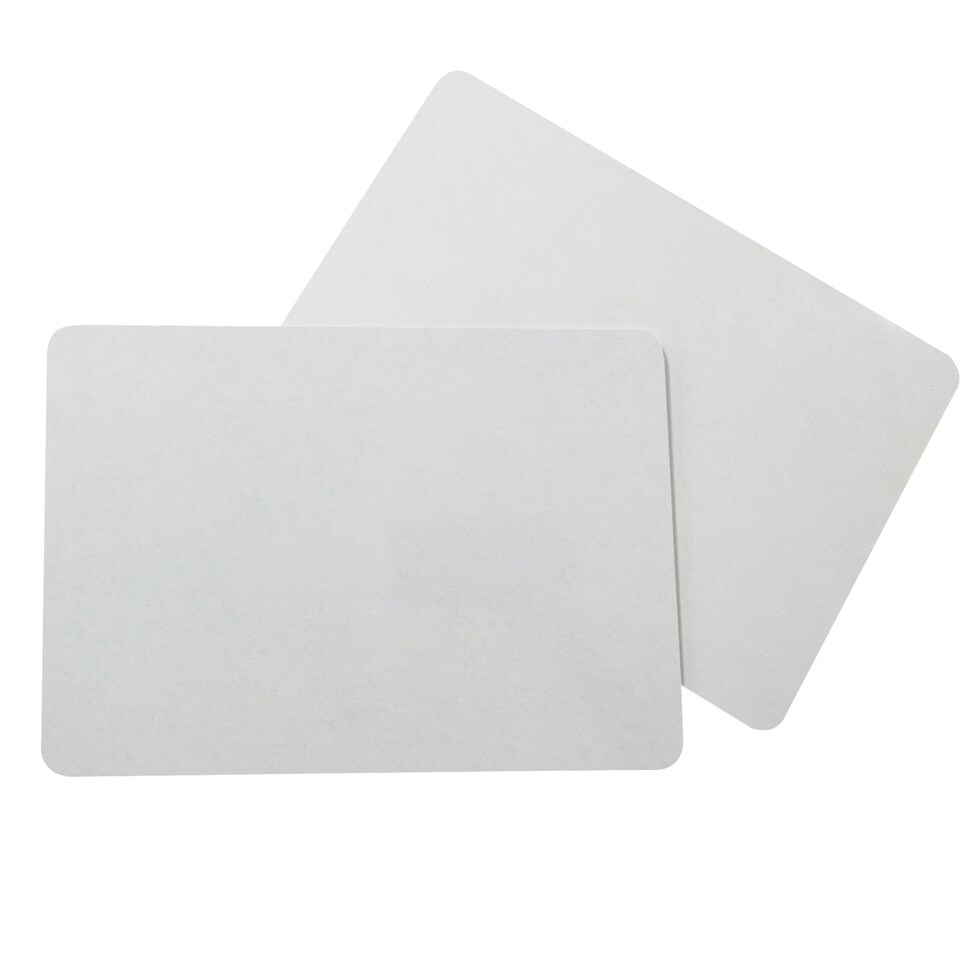 image 1 of Pack of 60 Rigid MDF Plain A4 Whiteboards