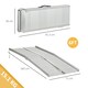 image 9 of HOMCOM 183 x 72 cm Ramp Aluminum Folding Mobility Scooter Wheelchair Threshold