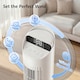 image 5 of HOMCOM Tower Fan WiFi App Control 101.8 cm | White | White | 31.5 x 31.5 x 101.8 cm