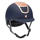 image 1 of Karben Unisex Adult Valentina Riding Hat - Navy/Rose Gold - 59cm - 61cm Blue | 59cm - 61cm