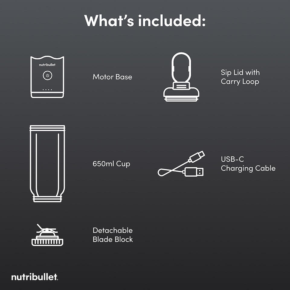 image 1 of nutribullet x McLaren Mastercard F1 Team Flex Portable Blender - Papaya