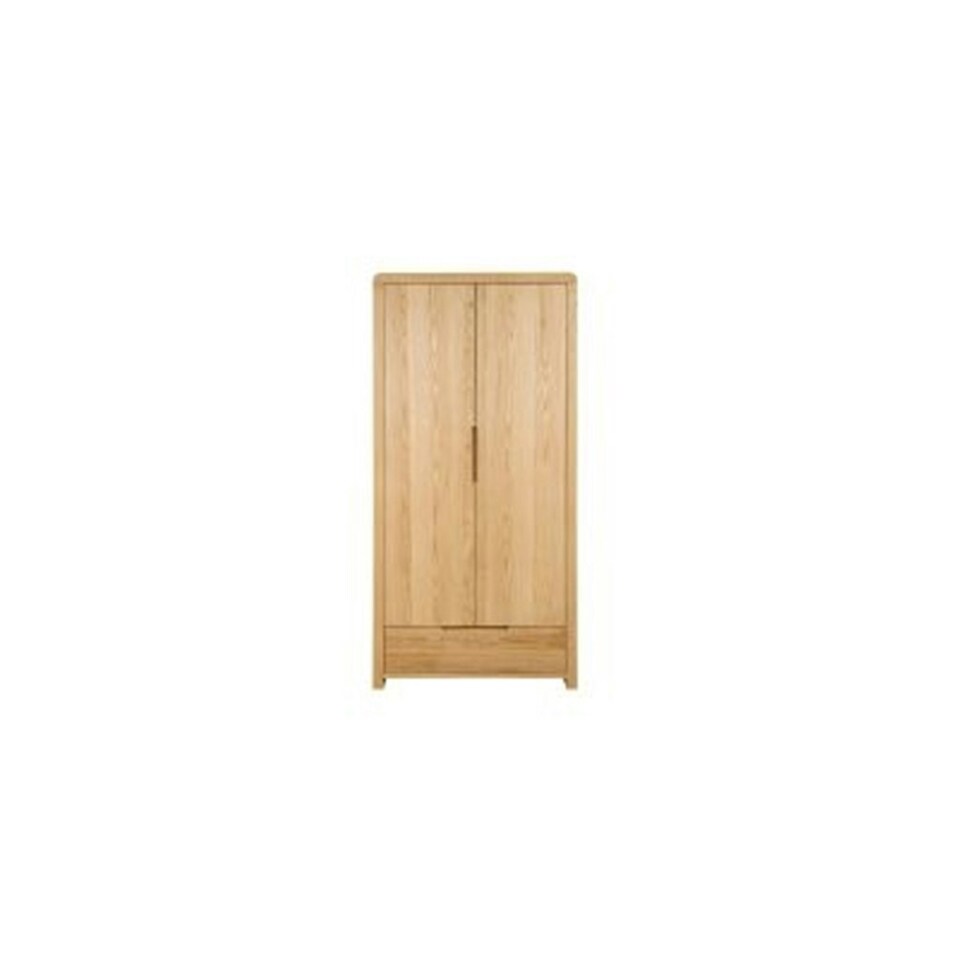 image 1 of Oak Curve Combination Wardrobe
