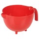 image 1 of Large Plastic Mixing Measuring & Dispensing Jug Pitcher with Pouring Spout Kitchen | Red | Red | One Size