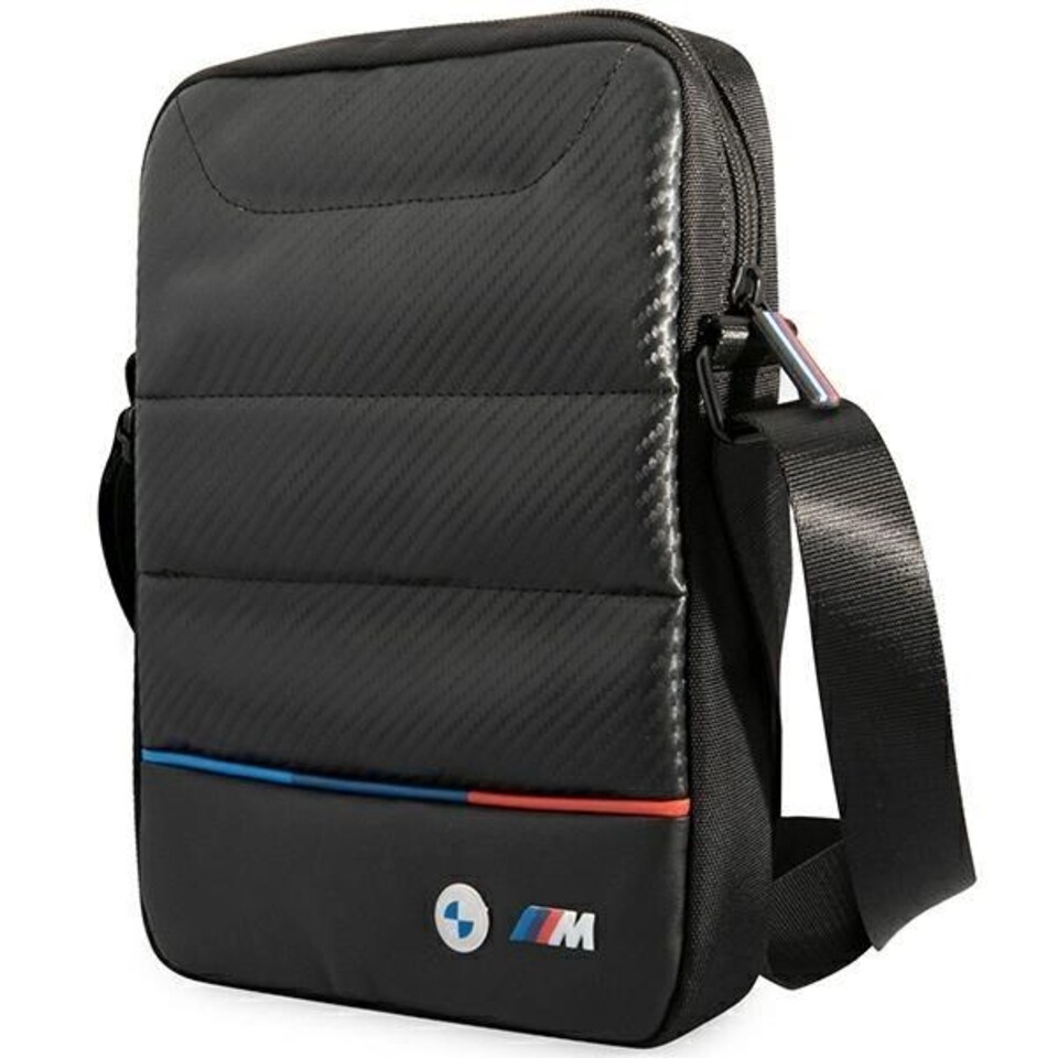 image 1 of BMW M Series Torba Bag for 9-10 Tablets Carbon Tri Colour Black - BMTB10COCARTCBK