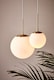 image 5 of Nordlux Grant Indoor Pendant Light Brass Glass E14 Hand Blown Glass - Mains Powered, IP20 | Gold