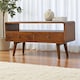 image 1 of Artisan Furniture Solid Wood Curved Chestnut Media Unit