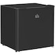 image 1 of HOMCOM 46 Litre Table Top Mini Fridge, Small Fridge with Ice Box, Reversible Door, Adjustable Temperature and Legs for Bedrooms, Home Office, Black