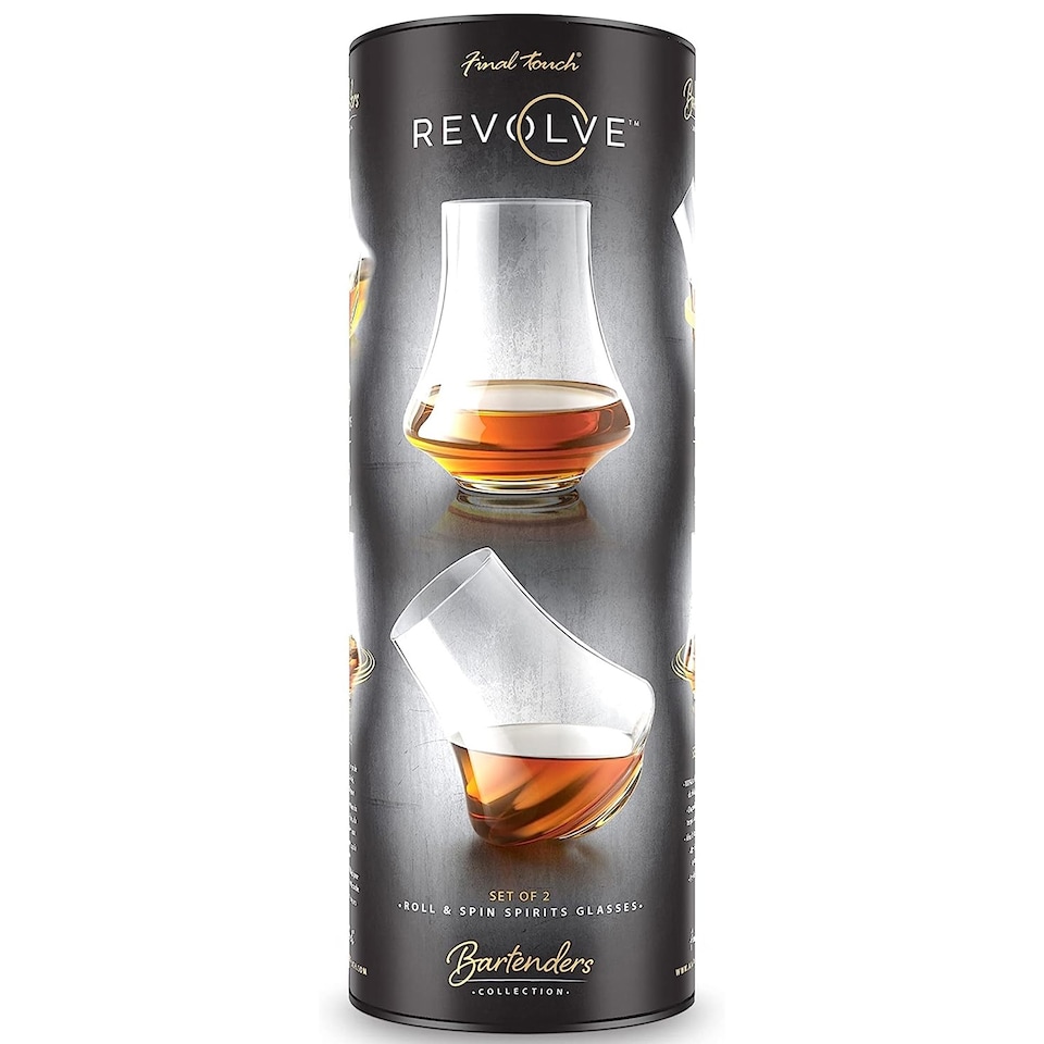 image 1 of Final Touch Revolve Taster Glasses 195ml Set of 2 Clear