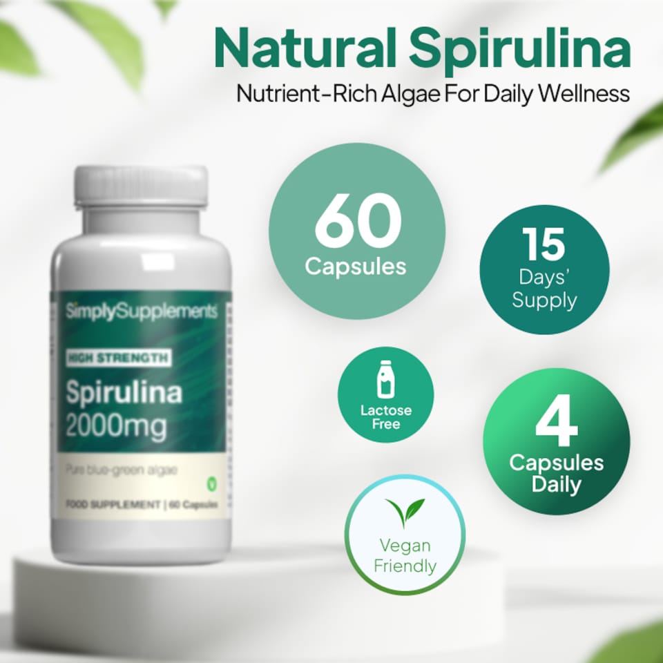 image 1 of Spirulina Capsules 2000mg