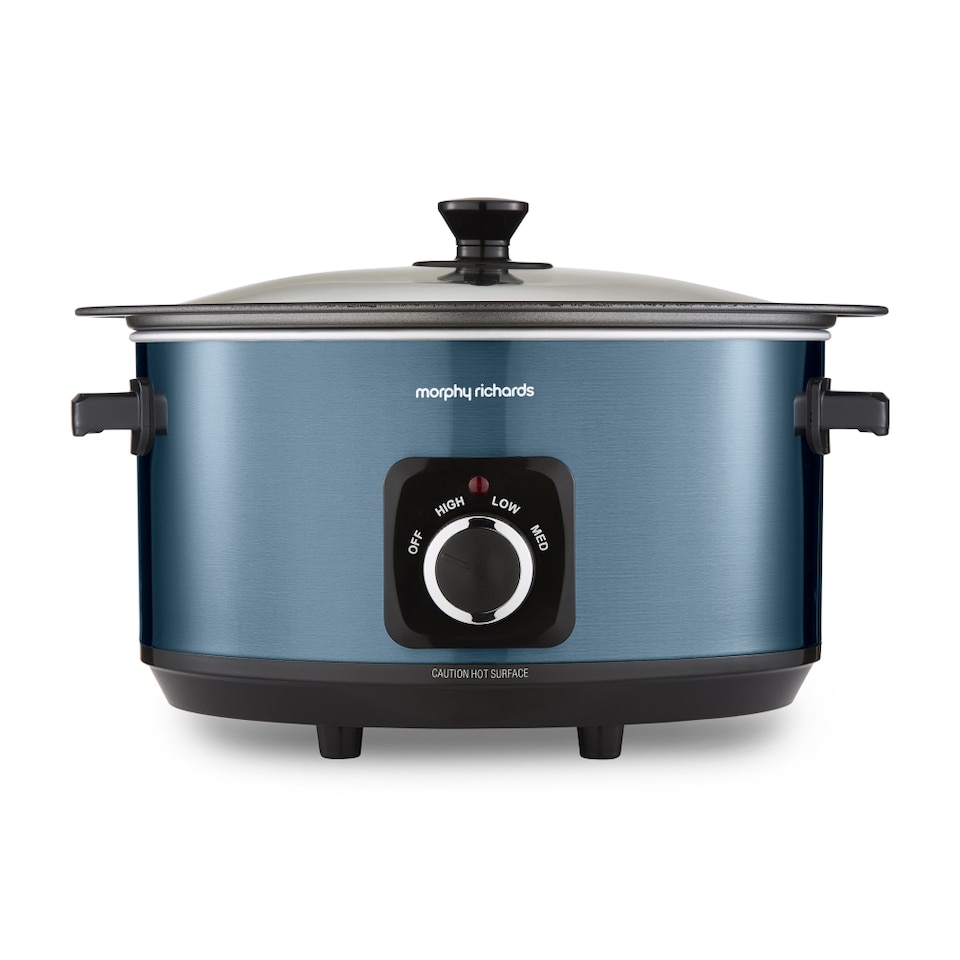 image 1 of Morphy Richards Accents Sear & Stew 6.5L Slow Cooker Blue
