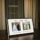 image 4 of 40th Anniversary & Wedding Frame with Silver & Black Icons Silver | One Size