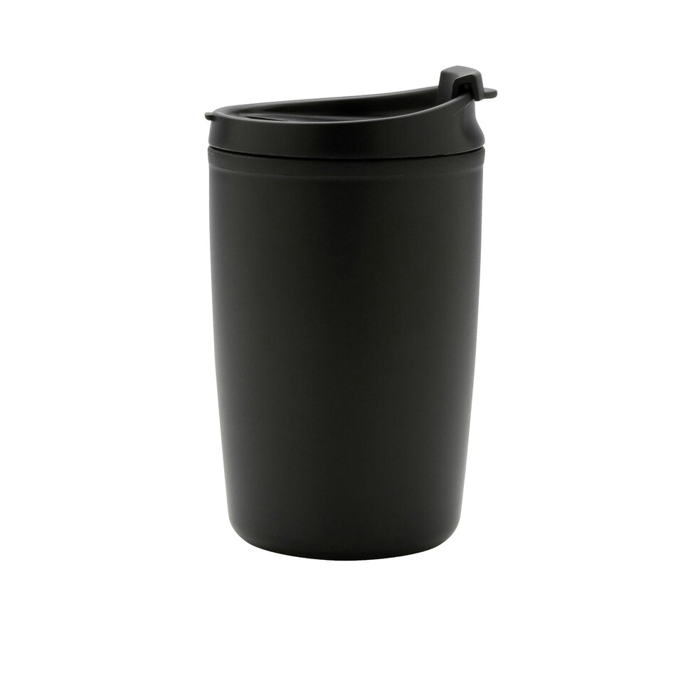 image 1 of XD Collection Flip Top Polypropylene Recycled 300ml Tumbler - Black - One Size