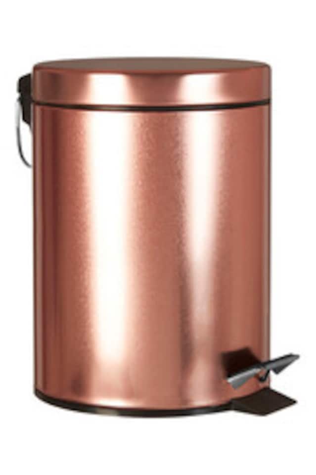 image 1 of Parker Rose Gold Finish 5 Litre Pedal Bin