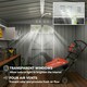 image 8 of Outsunny 8 x 4 ft Garden Storage Shed, Outdoor Metal Shed, Light Grey Grey | Light Grey