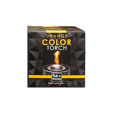 Color Torch Outdoor Garden Citronella Candle - 1 x 330ml Orange