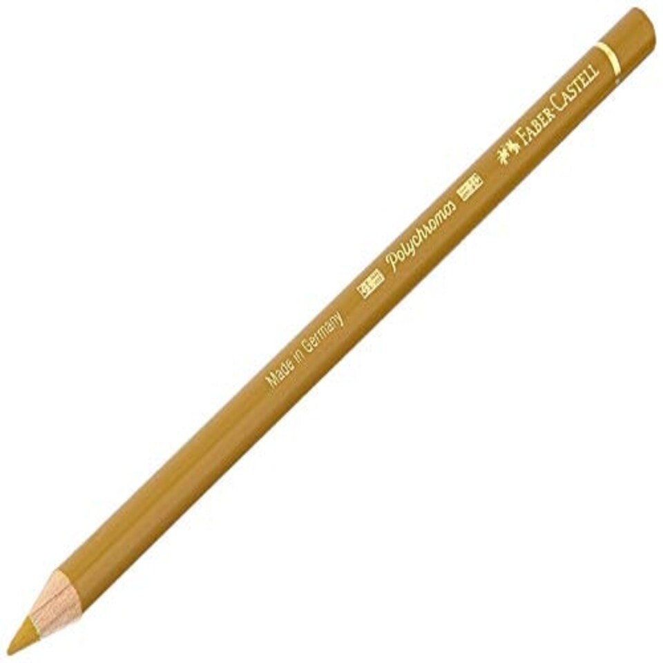 Faber-Castell - Polychromos Artists' Pencil, Green Gold (268) - FC110268