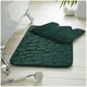 image 5 of VELVETIO 2Pc Pebble Bath Mat Set Memory Foam Bathroom Toilet Rugs Blue | Royal Blue