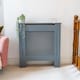 image 1 of JSH Radiator Cover Wood Grey Diamond MDF - Small - 78cm (W) x 81.5cm (H) x 19cm (D) | Grey