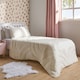 image 7 of OHS Quilted Embossed Patterned Soft Plump Coverless 7.5 Tog Washable Duvet Cover and Pillowcase Bedding Set Black | Gaming | Single