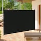 image 2 of Outsunny 3x2M Retractable Side Awning Screen Fence Patio Privacy Divider Black | Black | Black