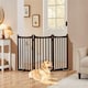 image 2 of Yaheetech 3-Panel Pet Puppy Fence with Two Support Feet, 50 × 90.5 cm | Multi | Espresso | Not provided