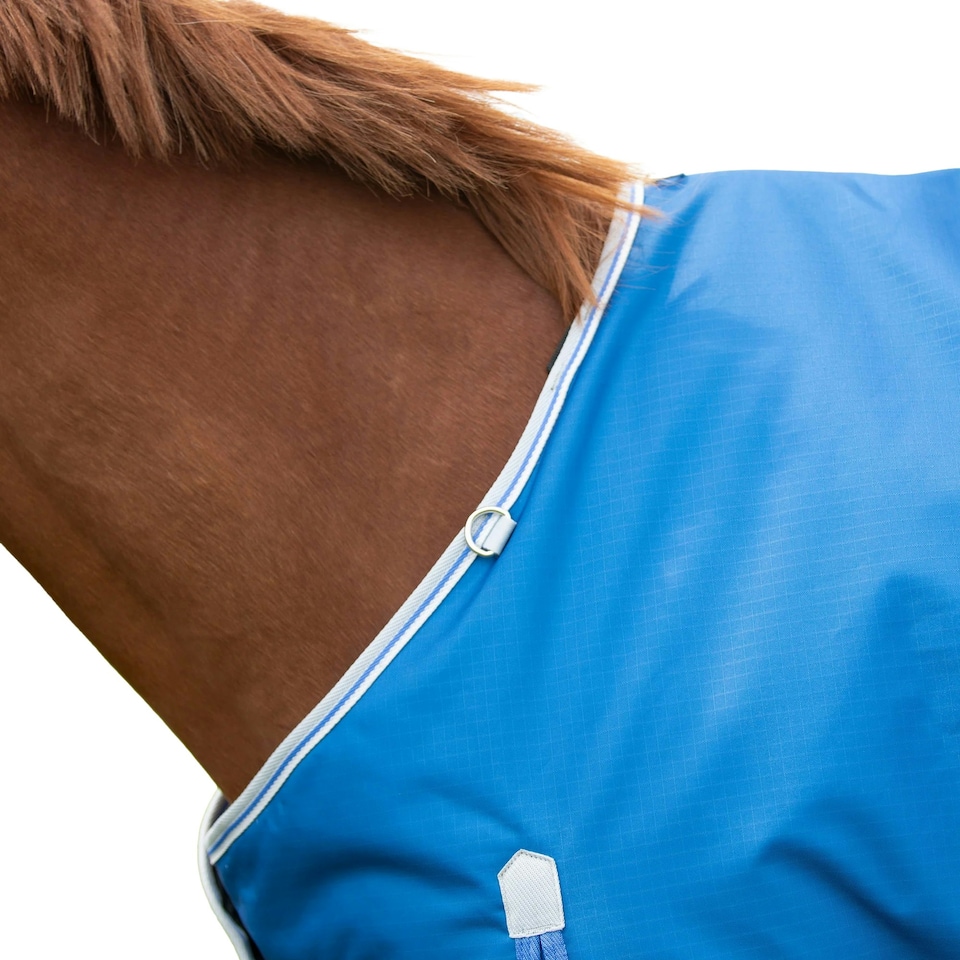 image 1 of Shires Highlander Original 200 Standard-Neck Horse Turnout Rug - Blue - 7´ 3"