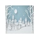 image 1 of Winter Snow Urban Countryside Dining Splash Back | White
