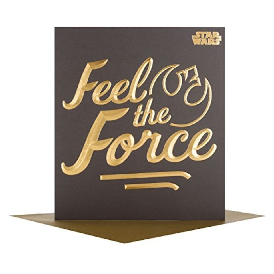 image 1 of Hallmark Star Wars Card "Feel The Force" - Medium