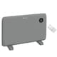 image 1 of HOMCOM 1200W Electric Panel Heater, Freestanding or Wall Mounted, Convector Heater with LED Display, Open Window Detection, Timer, Overheat Protection, Remote Control, Grey