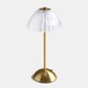 image 1 of OHS Ribbed Dome Bedside Lamp LED Rechargeable Cordless Night Light