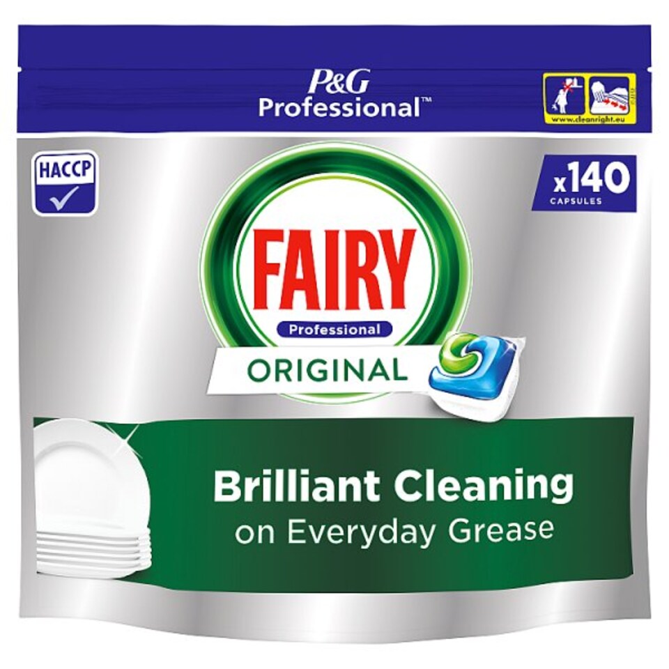 2x Fairy Professional Original Dishwasher Tablets, 140 washes