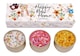 image 2 of Happy New Home Scented Candle Trio Luxury Housewarming Gift Set Including Classic Cotton Whispering Bamboo and Gold Dust 3 Pack