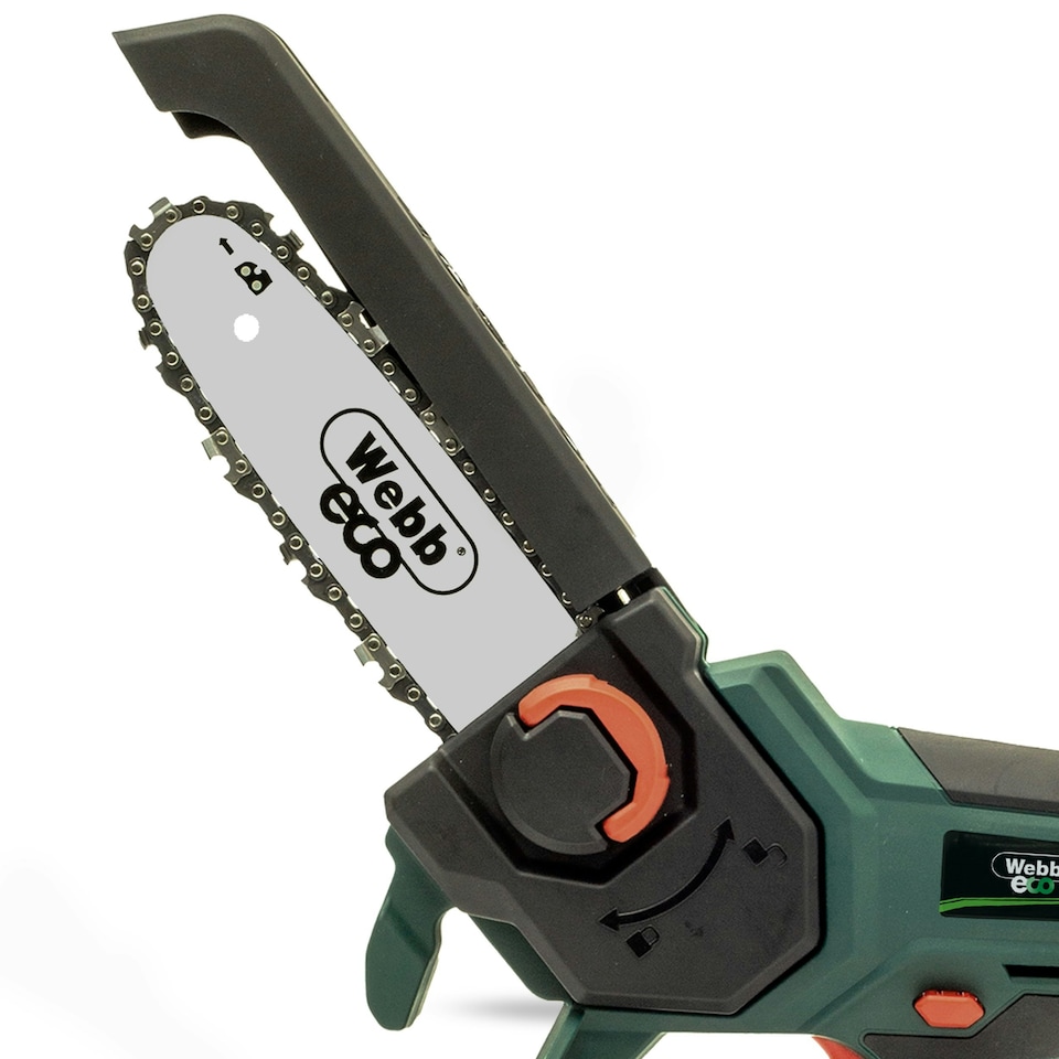 image 1 of Webb ECO WEV20EXTPSB2 20V 15cm (6") Cordless Pruning Saw with Telescopic Pole Reach (2Ah Battery & Charger included)